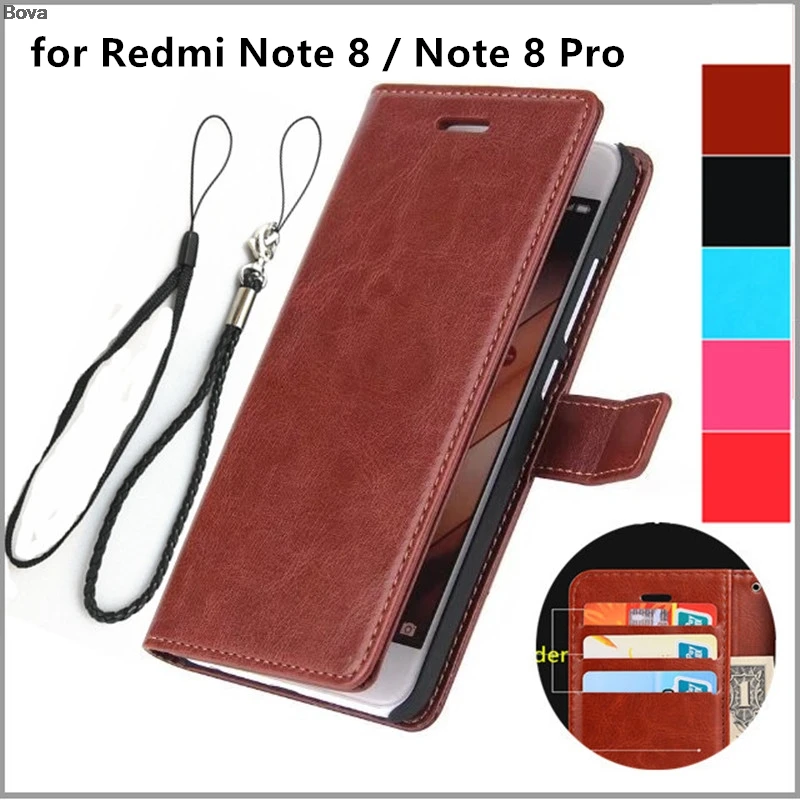 Чехол для Redmi Note 8 8T с держателем карт чехол Xiaomi Pro из искусственной кожи
