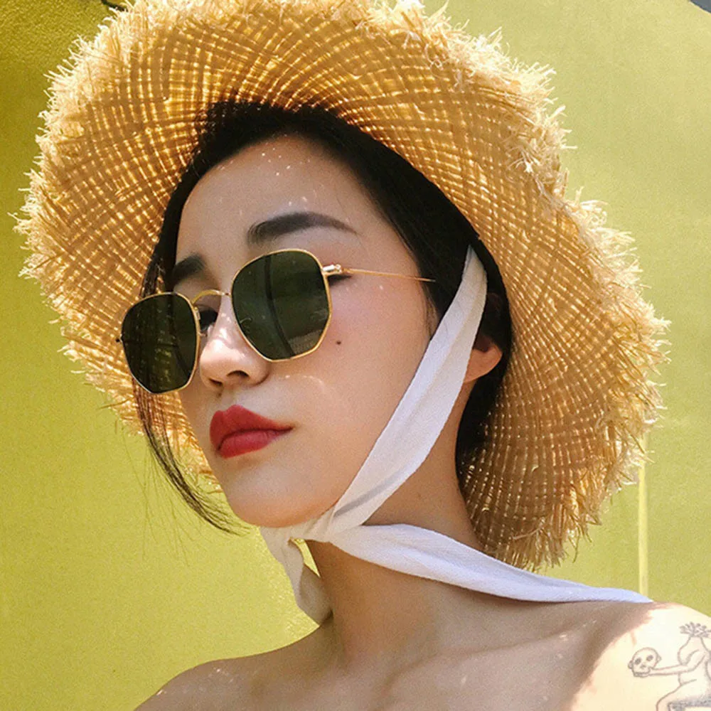 

Metal Classic Vintage Women Sunglasses Luxury Design Glasses Female Driving Eyewear