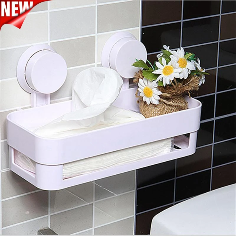 Настенная полка на присосках с 2 присосками для ванной комнаты | Строительство и