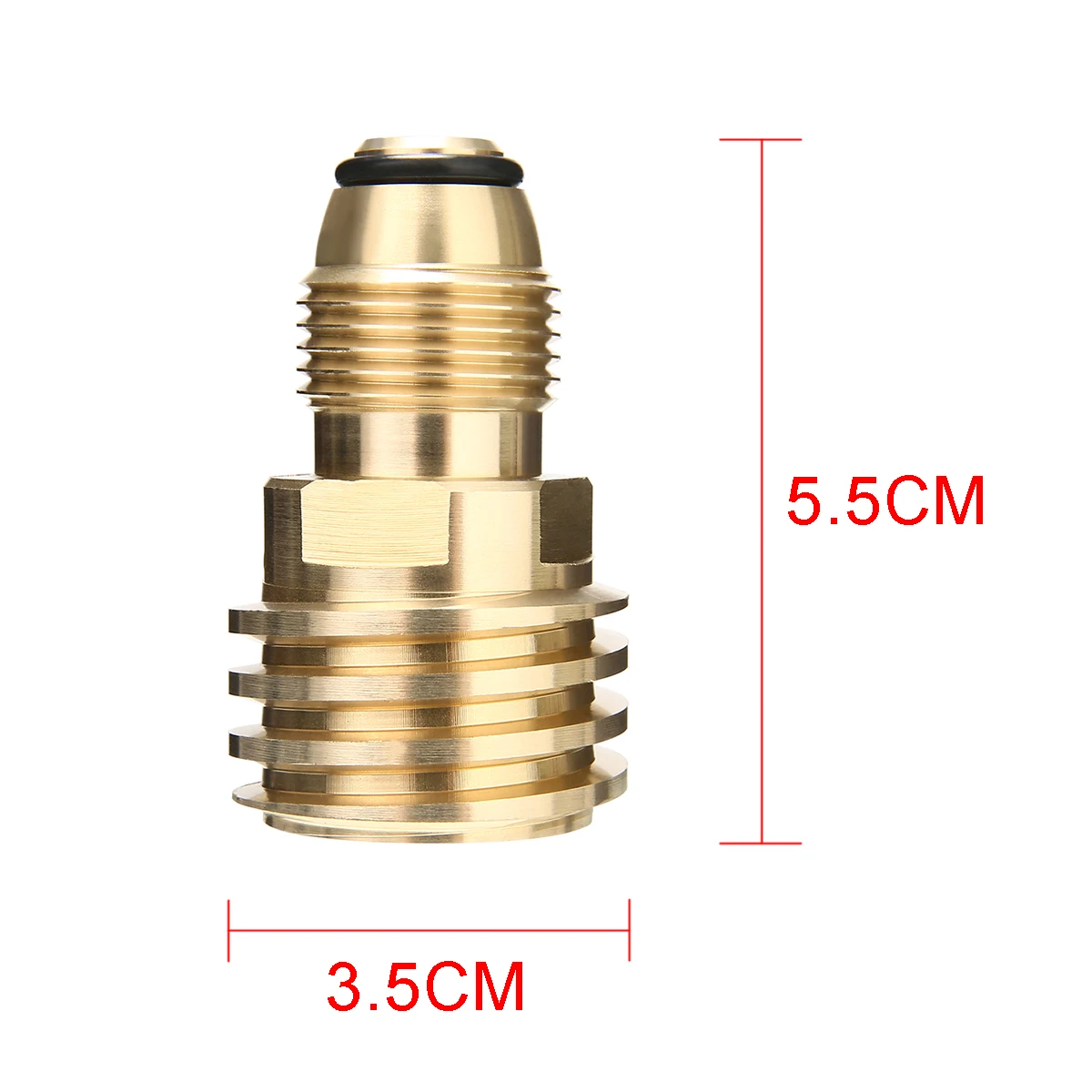 1Pc Converts Propane Tank Replaceable Service Valve Outlet Brass Outdoor Garden Watering Adapter Hiking Gas Burner Part | Дом и сад