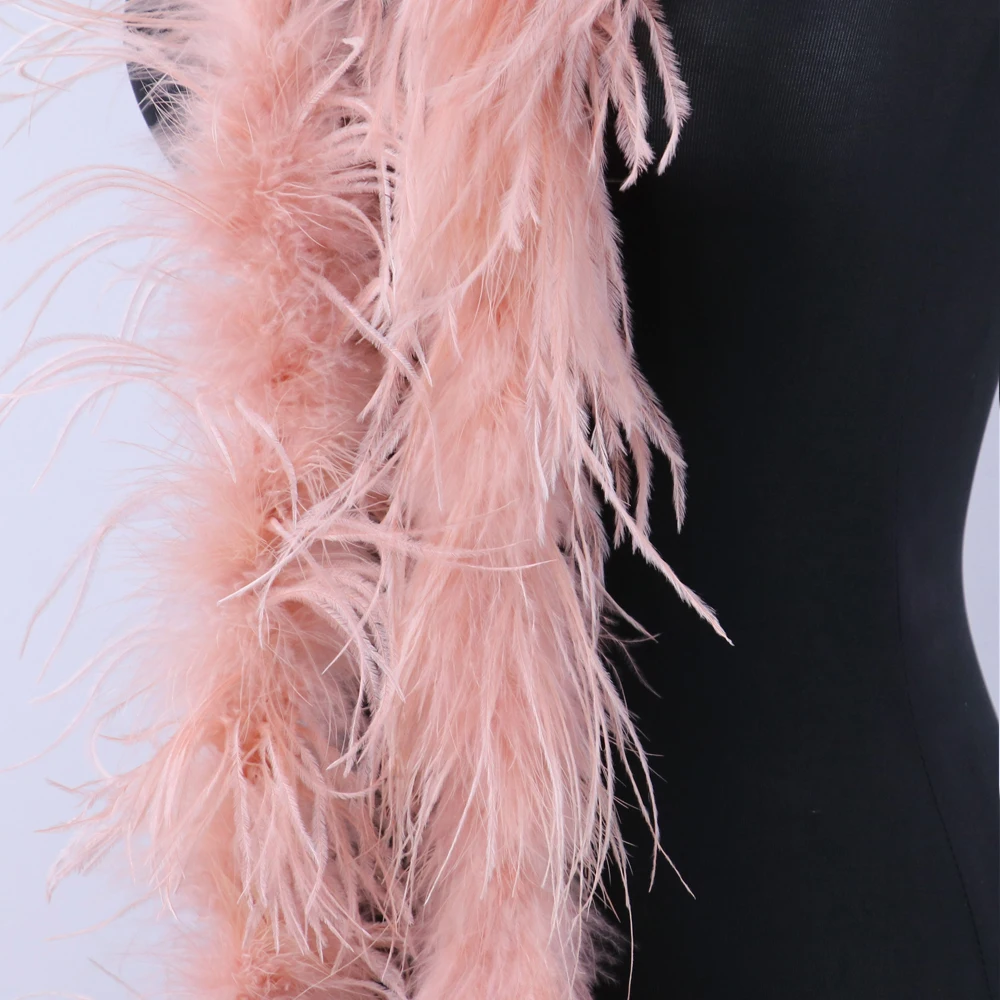 Высококачественное двухметровое страусиное перо боа страуса украшение для