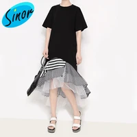 bottom price2020 autumn and winter new korean style womens wear loose slimming skirt ruffled chiffon dress wholesale 2048