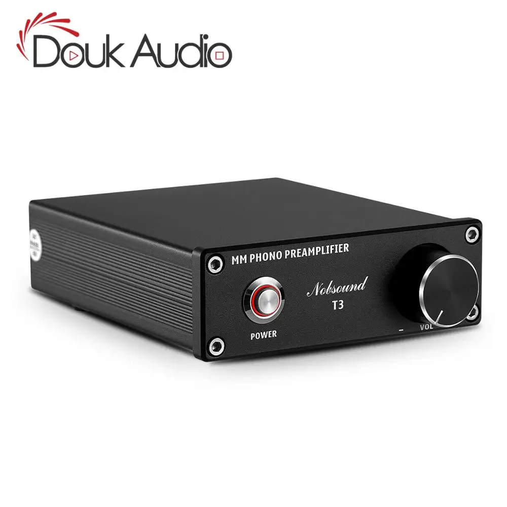 Douk аудио hi fi мм Phono Stage Preamp RIAA проигрыватель записи мини усилитель поворотный