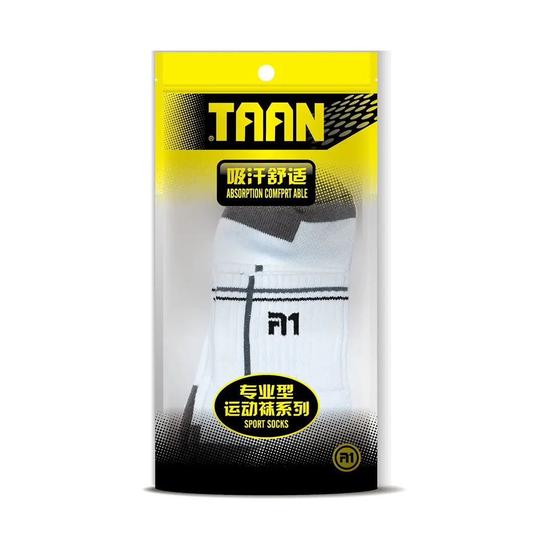 

3 Pairs TAAN Men's Sock Skidproof badminton socks Tennis Sports Towel Cotton Socks T-318