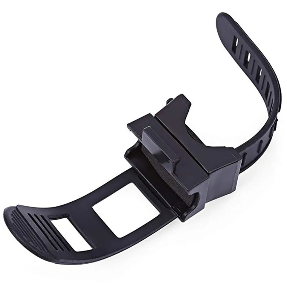 

Black Rubber Bike Front Lamp Light Clamp Headlight Holder Rotatable Swivel Bicycle LED Flashlight Torch Mount Holder Clip