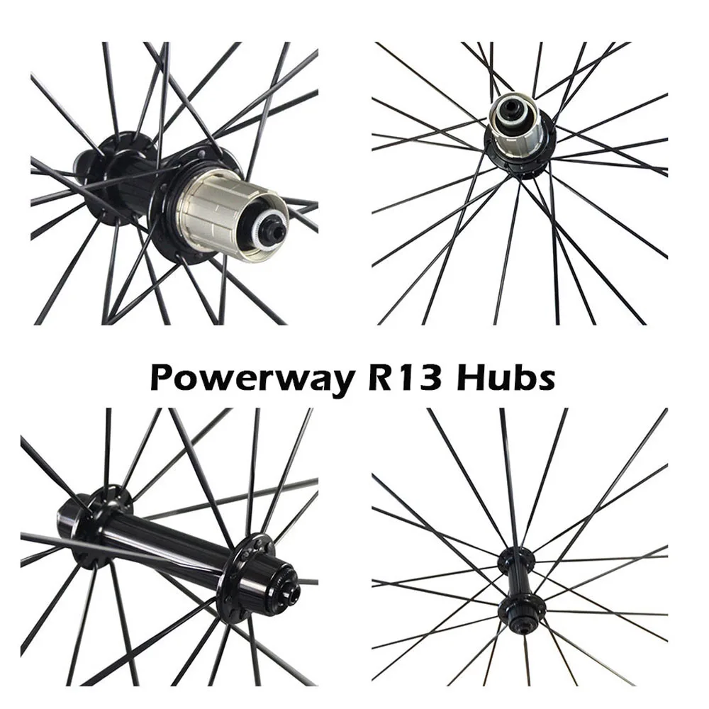 ELAPTOP Стандартный колеса R36 R13 38 50 88 мм карбоновые Колеса 23 широкая клинчерная