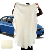 natural chamois leather car cleaning cloth genuine leather wash suede absorbent quick dry towel streak free lint free