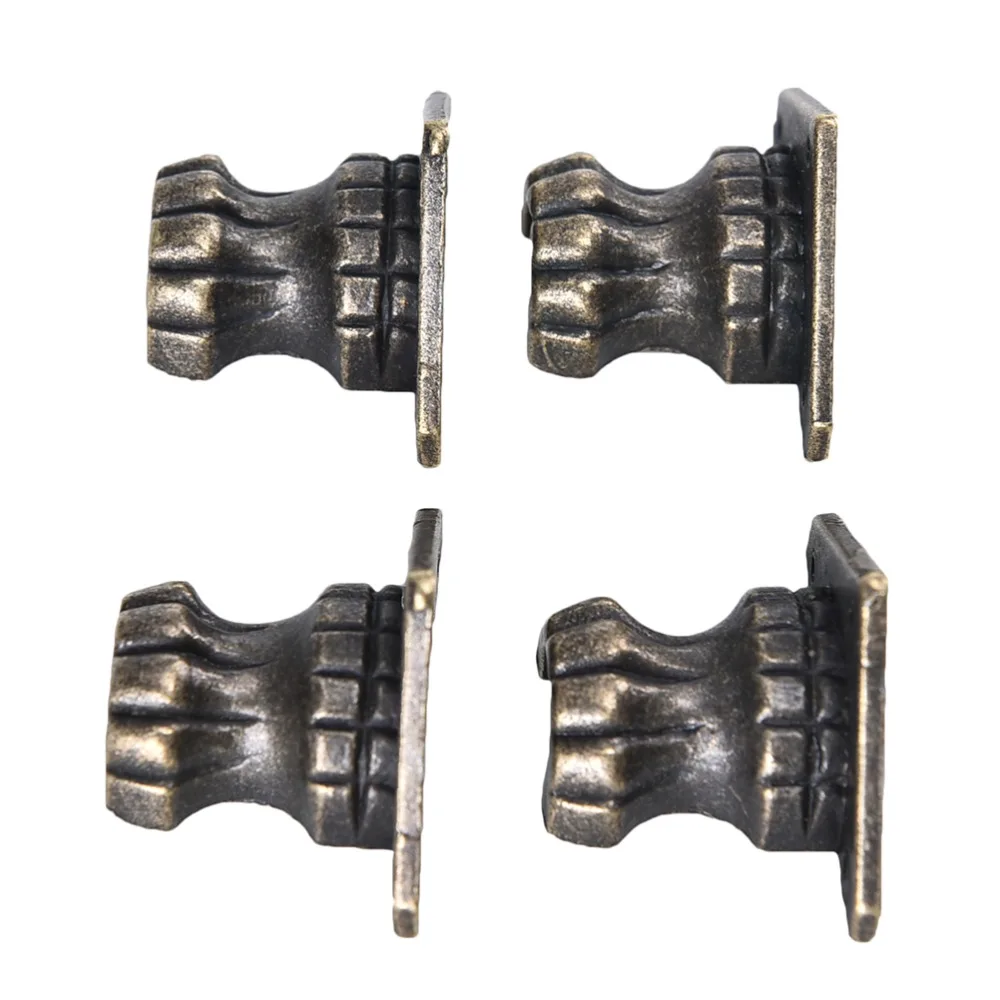 Декоративный протектор для ног 35 х25 мм цинковый сплав ретро античная бронза