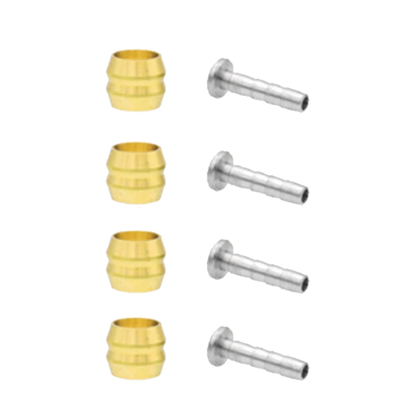 TRLREQ Велосипедный тормозной оливковый и латунный Соединительный комплект для