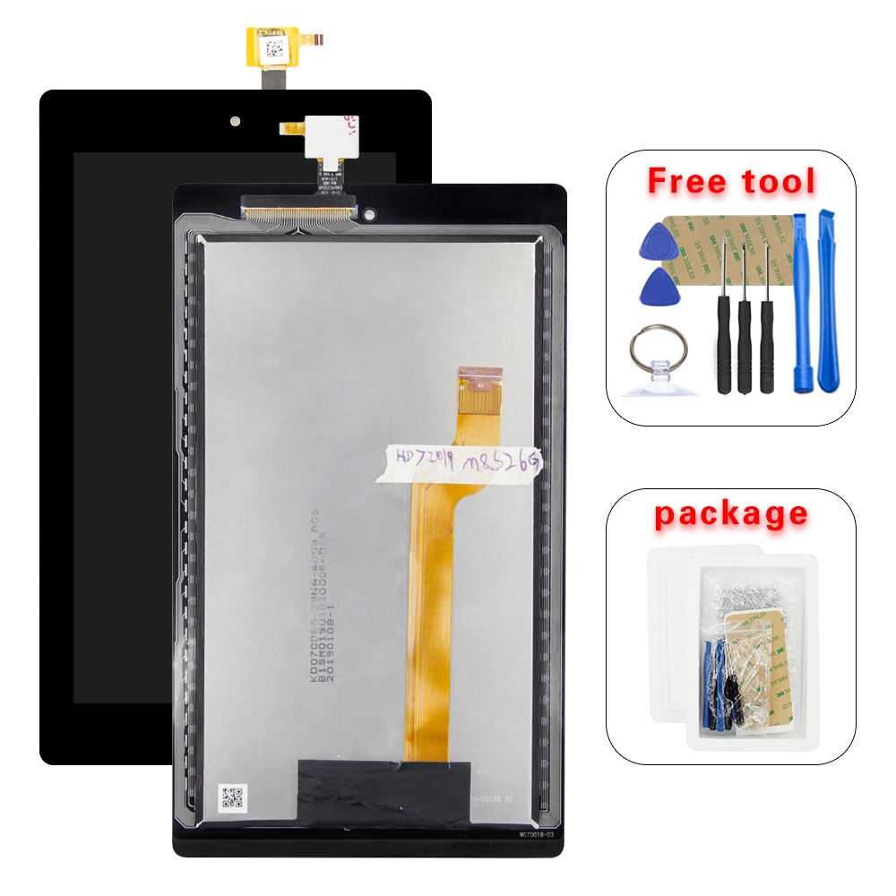 100% протестированный ЖК-дисплей для Amazon Kindle Fire HD7 HD 7 2019 9 поколения Alexa M8S26G