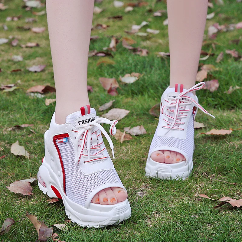 Rimocy из дышащего сетчатого материала супер Обувь на высоком каблуке женские