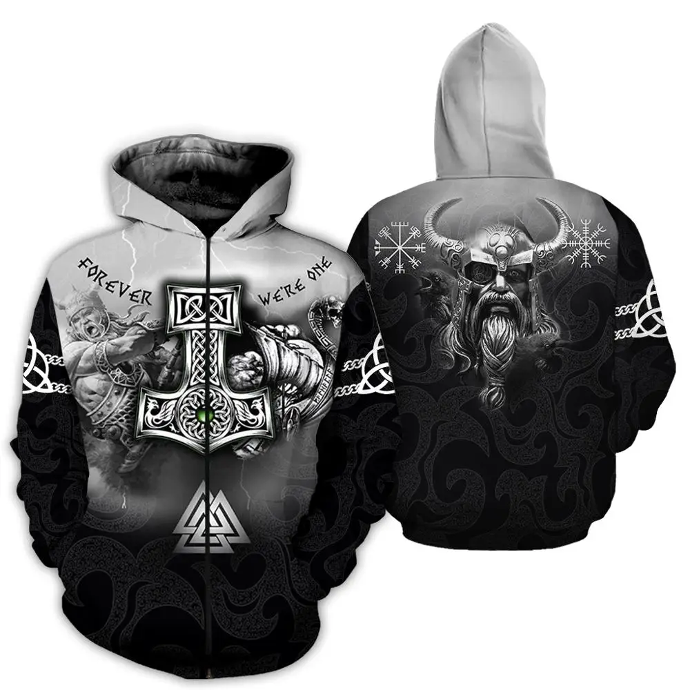 

PLstar Cosmos 2019 New Fashion Men hoodies 3D All Over Printed Tattoo Viking Odin Hoodie Apparel Unisex Casual Hoody streetwear