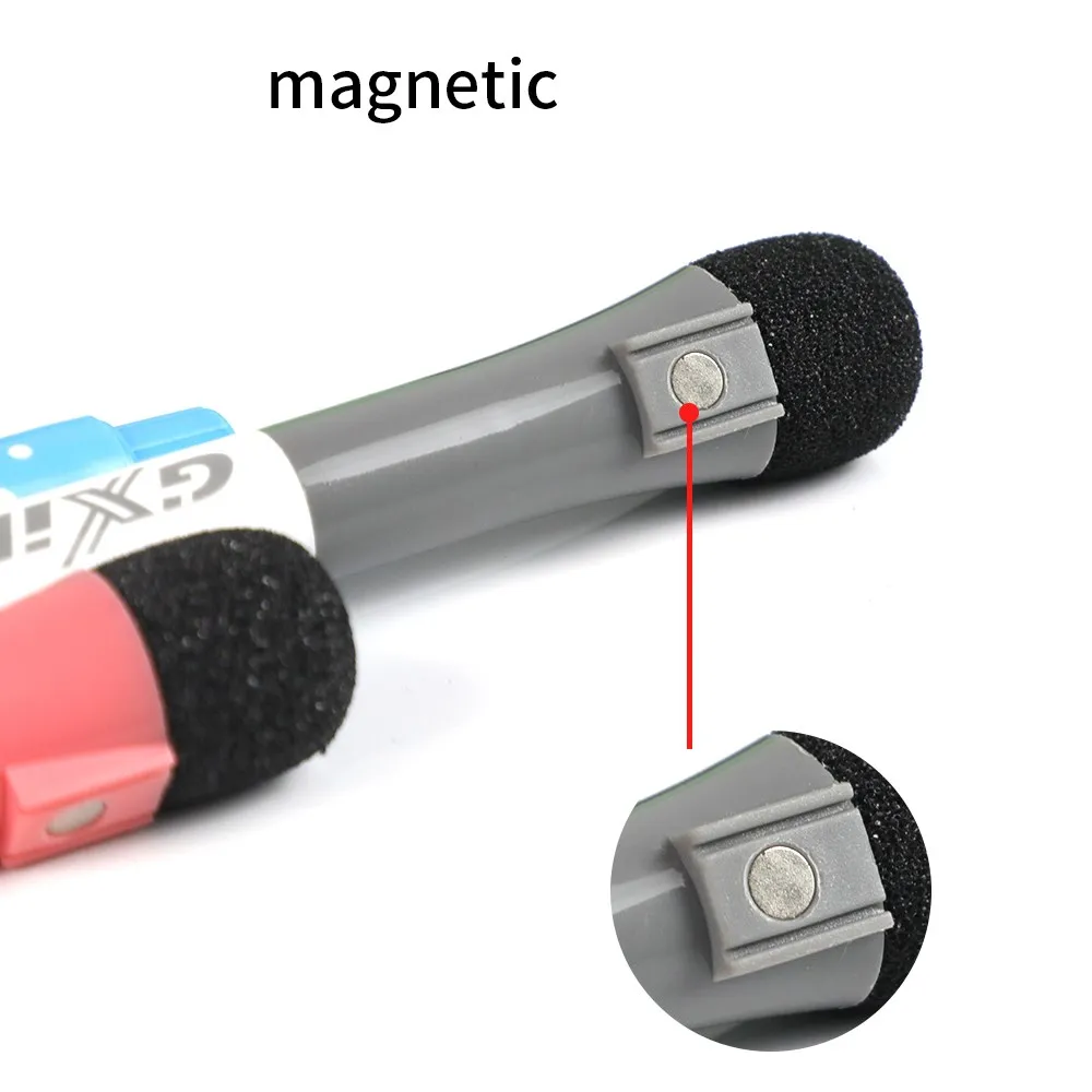 3 шт./лот цветные маркеры для белой доски стираемые с ластиком Студенческая