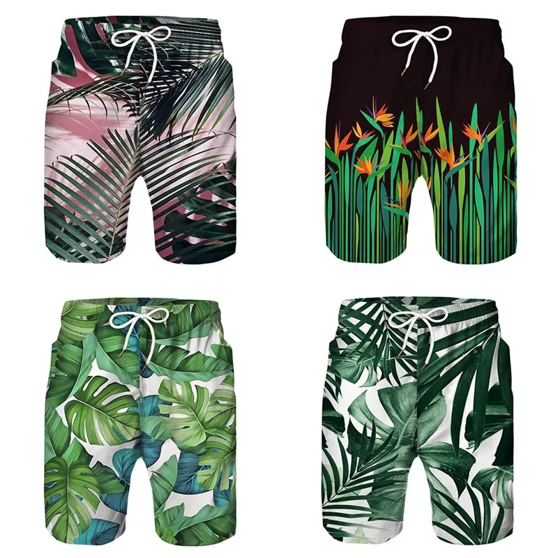 Шорты мужские пляжные быстросохнущие 3d-пляжные для серфинга спортивные