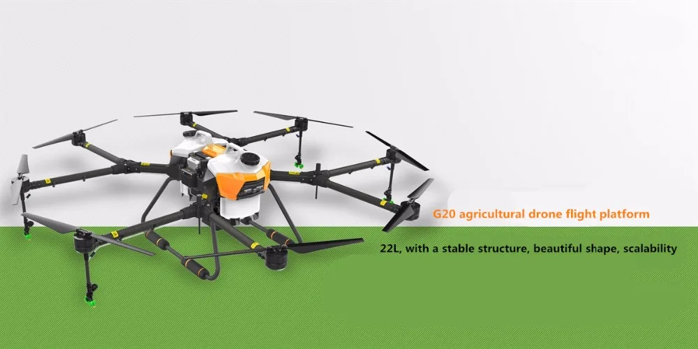 EFT G20 22L 22 кг сельскохозяйственный Дрон для распыления складной восьмиосевой