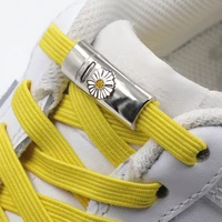 daisy magnetic lock shoelaces no tie shoelace elastic lazy shoelace special creative kids adult unisex sneakers laces strings
