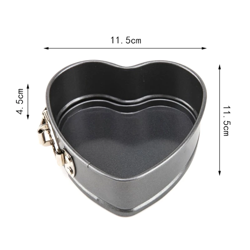 

Non Stick Carbon Steel Cake Mold Three Piece Set Adjustable Bottom Lock Cake Bread Baking Plate Baking Mold, Cake Mold