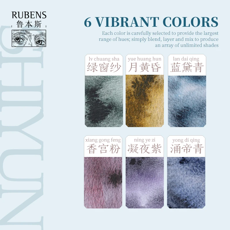 Paul Rubens Экстра тонкая краска для акварели 15 мл трубки натуральный минеральный