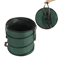 outdoor reusable waterproof collapsible container garden decoration bin high quality gallon gardening bag yard waste bins