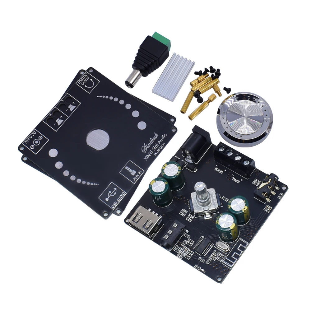 XY-AP100L 100WX2 Bluetooth 5 0 стерео усилитель платы AUX USB звуковая карта цифровой мощности DC