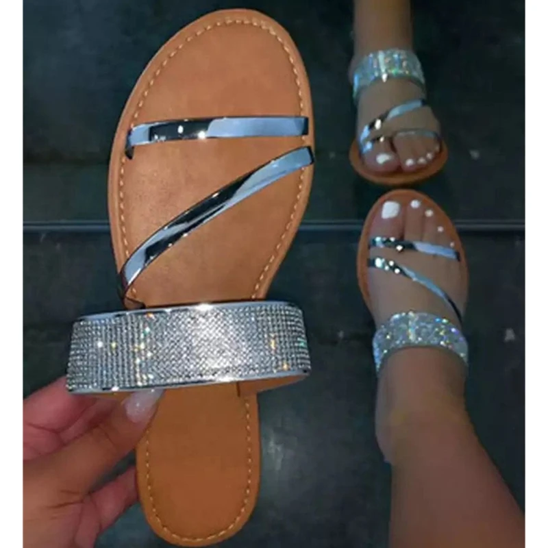 

Women Flip Flops Soft Comfortable Microfiber PU Leather Slippers Beach Slipper Flip Flop Summer Shoe For Flat Slippers New