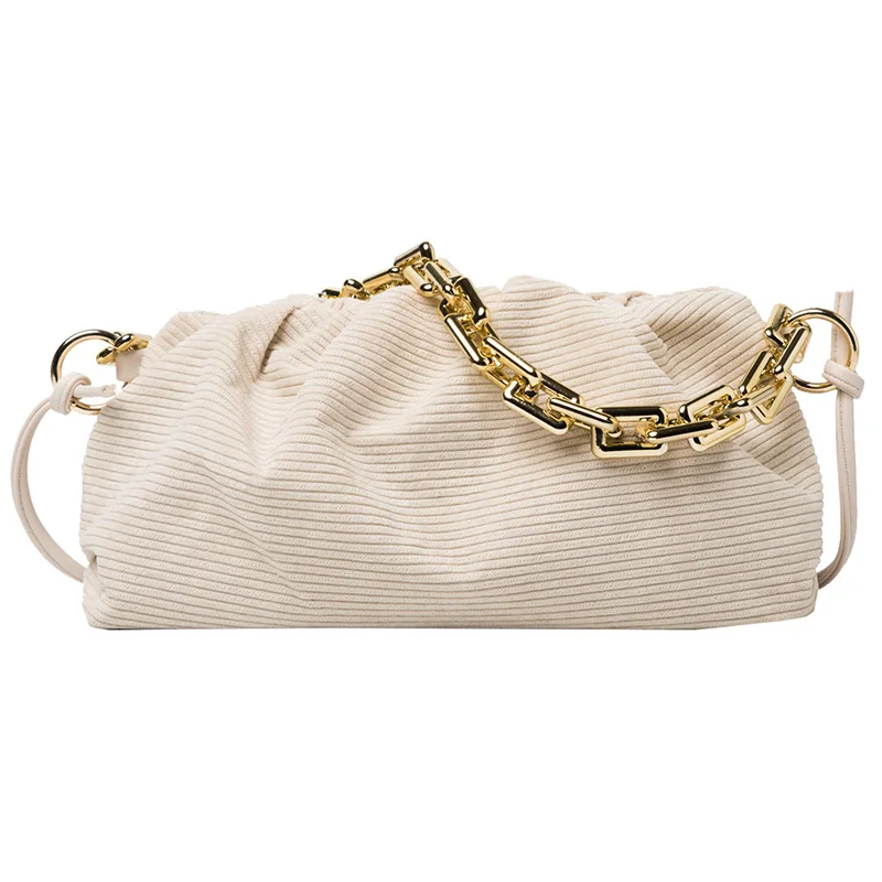 

Niche Design Popular Handbags 2021 New Fashion Messenger Bag Hot Shoulder Bag Cloud Bag Underarm Bag Dual-use Bag Width: 28cm