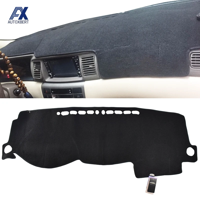 

Коврик для приборной панели Xukey, коврик от солнца для Toyota Corolla, becx, Runx, Fielder, E120, E130, 2000 - 2007