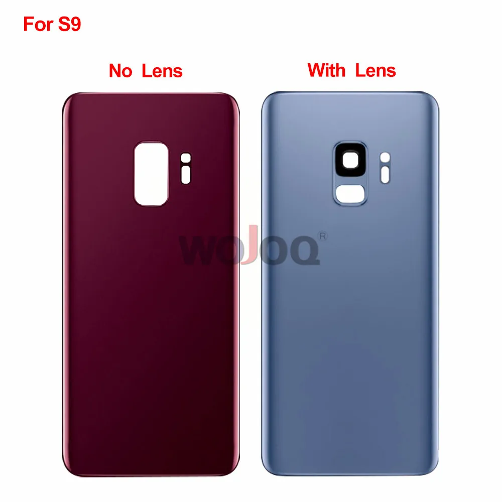 Задняя стеклянная задняя крышка для Samsung Galaxy S9 G960 G960F Plus G965 G965F сменная