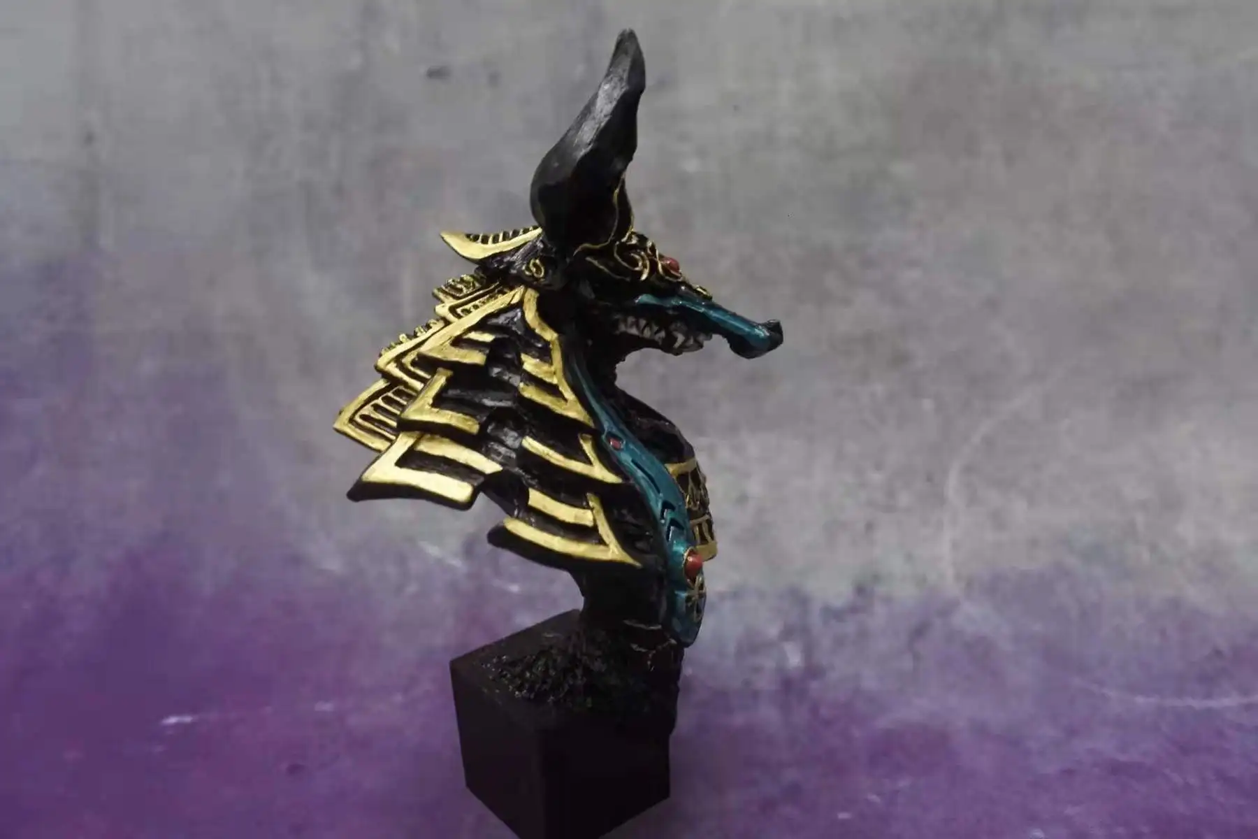 Каучуковая фигурка комплект Anubis бюст Неокрашенный гараж Смола модель комплект