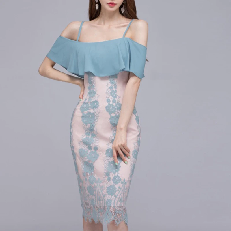 

Новое поступление, удобное модное винтажное Деловое платье с открытыми плечами, элегантное Привлекательное платье-карандаш высокого качес...