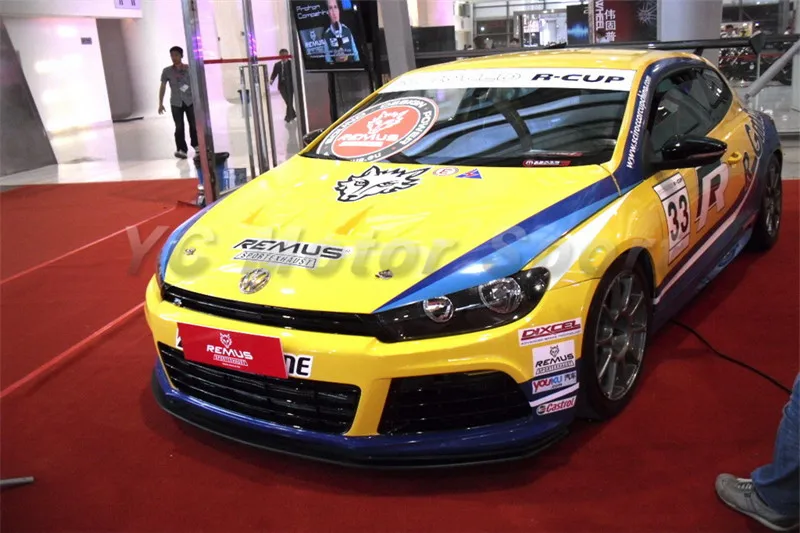 

Автомобильные аксессуары, стильная передняя губа GT24 из углеродного волокна Cup-Racing для 2008-2012 Scirocco R, передняя губа, передний разветвитель