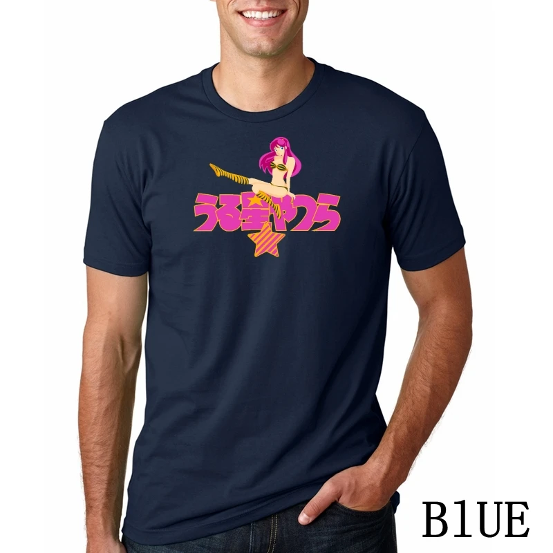 

Sexy Lum T Shirt Creative Rock Pop Cartoon Urusei Yatsura T-shirt 70s 80s Retro Anime Funny Casual Short Sleeve Unisex Tee