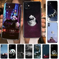 super cute panda phone cases for iphone 13 pro max case 12 11 pro max 8 plus 7plus 6s xr x xs 6 mini se mobile cell
