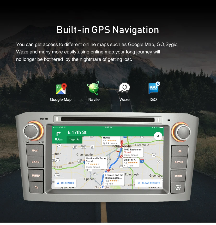 4G ram Android 9,0 автомобильное радио gps Мультимедиа Стерео dvd-плеер для Toyota Avensis T25 2003-2008 Авто Аудио навигация головное устройство