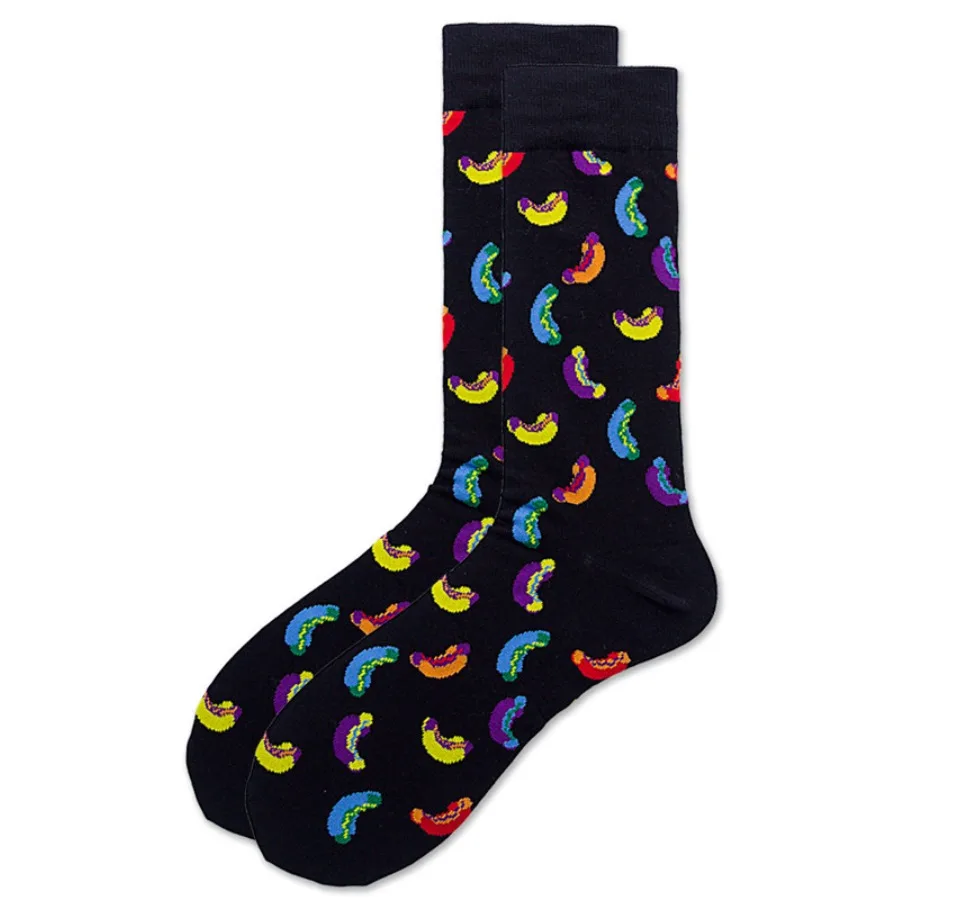 Носки для скейтборда мужские хип-хоп спортивные happy calcetines hombre divertido крутая Новинка художественная мода уличный стиль 1 пара подарки для