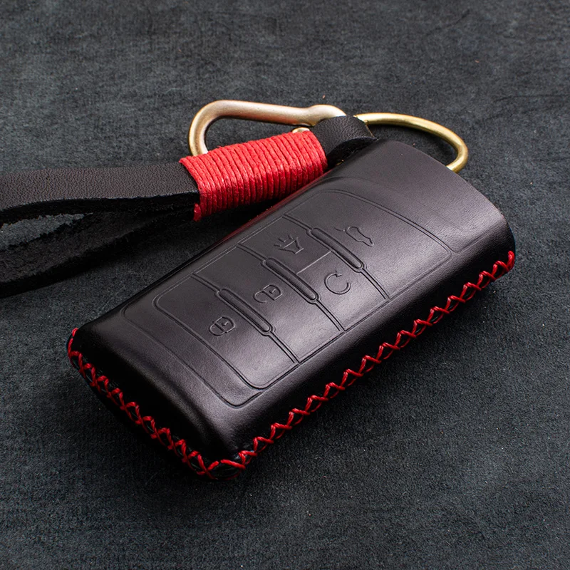 

1 Pcs Genuine Leather Remote Key Full Cover Case for GAC Trumpchi GS7 GS8 GM8 GS5 GA6 GM6 2012-2020 Car Smart Key Shell Holder