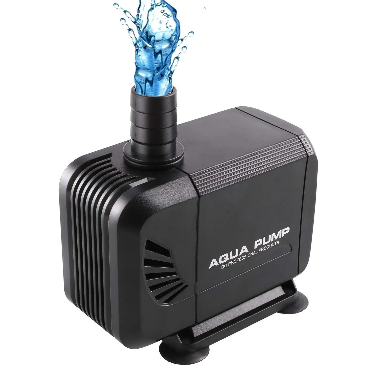 EU PLUG 1500л/ч Ультра тихий погружной водяной насос для аквариума Садовый пруд фонтан Гидропоника водяные насосы с 2 насадками - Цвет: EU PLUG