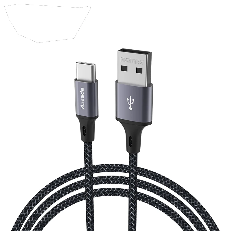 

3A Charging Cable IOS Type C Micro USB Charger Nylon Braided Cord 1.2M For Mobile Phone Tablet Universal Charging Cable