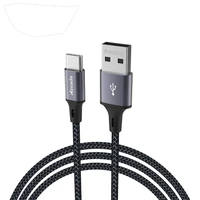 3a charging cable ios type c micro usb charger nylon braided cord 1 2m for mobile phone tablet universal charging cable