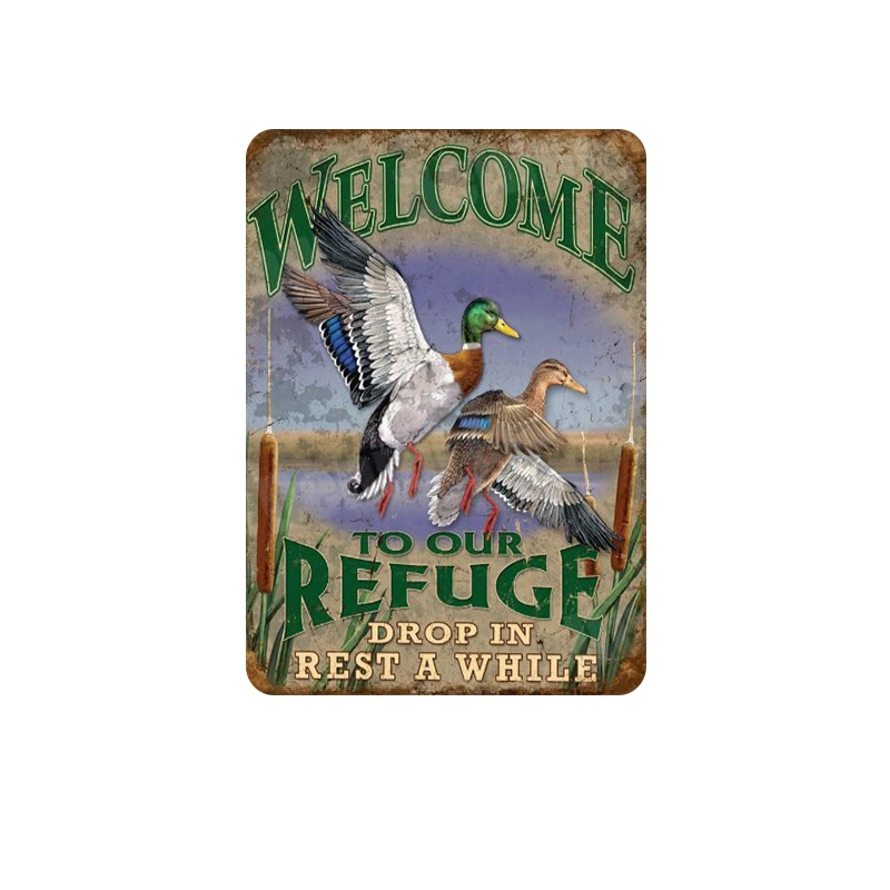 Предупреждение гений на работе металлическая жестяная вывеска животное