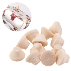 Миниатюрные деревянные диванные ножки для кукольного домика 12 шт.лот 1:12, модель, мебельные аксессуары