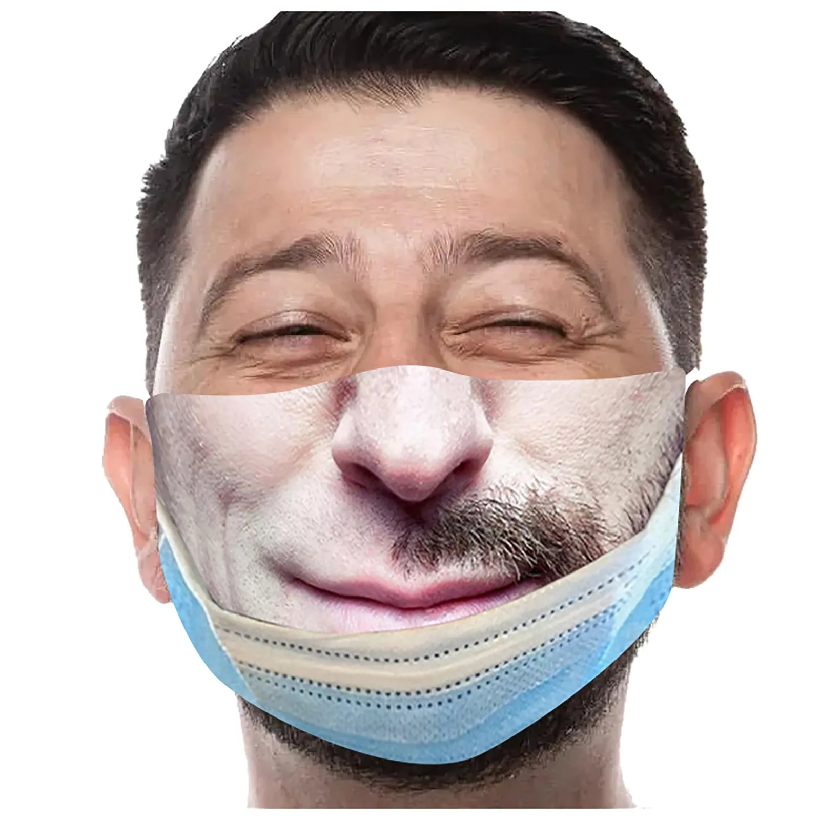 

Adult Outdoor Washable Reusable Face Mask Protection Printing Funny Mouth Cover Mondmasker Scarf Halloween Cosplay Masks