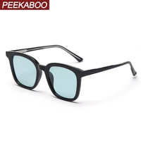 peekaboo acetate womens oversized sunglasses men polarized yellow green 2021 square ladies sun glasses uv400 high quality tr90