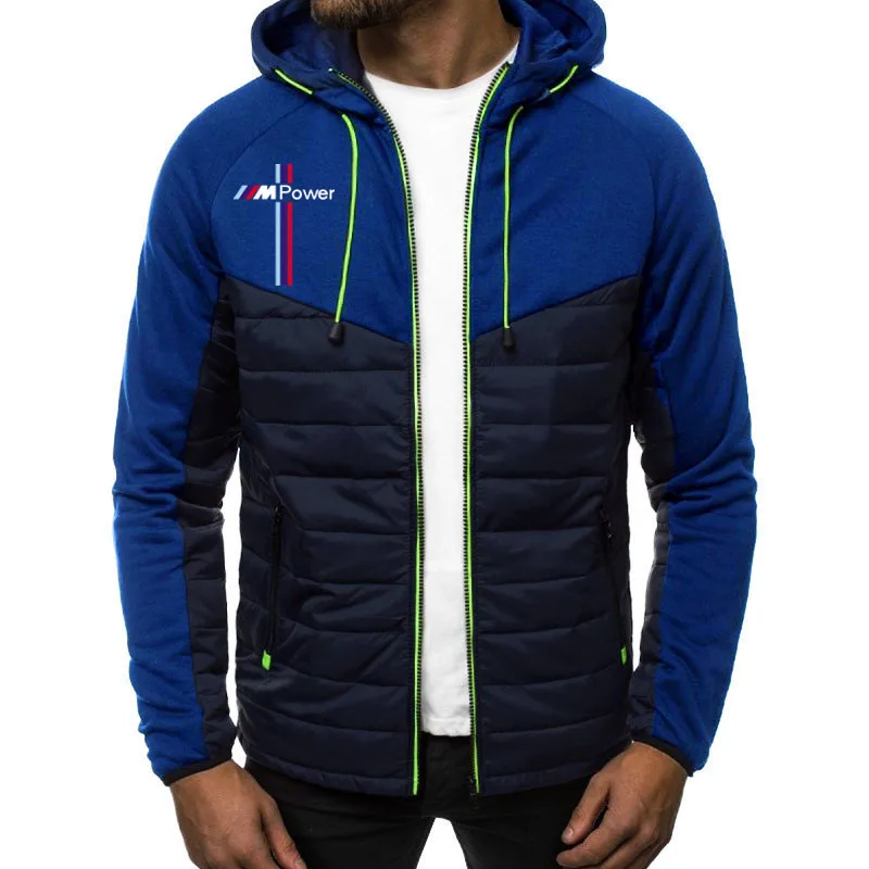 Мужская толстовка с капюшоном длинным рукавом на молнии|Куртки| |