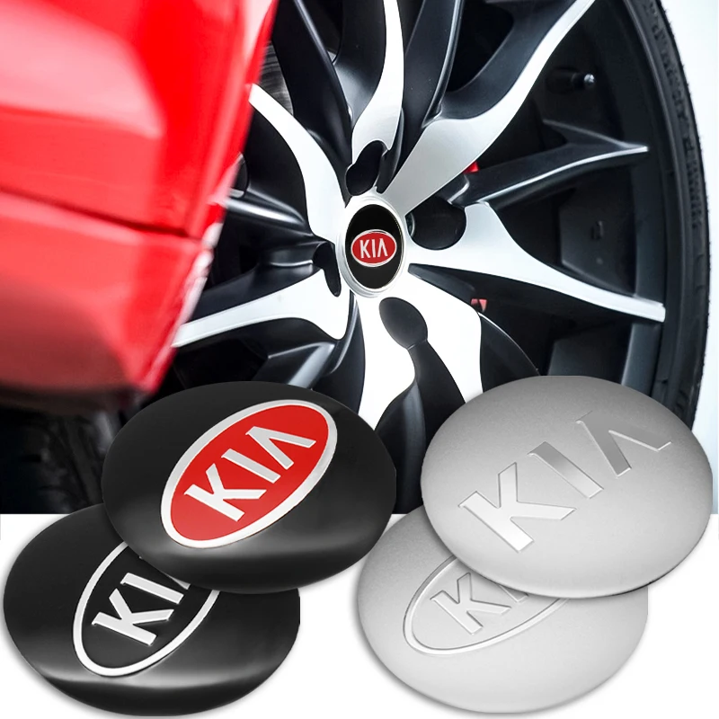 4 шт. декоративные колпачки наклейки для KIA K2 K K3 K5 K9 Sorento Sportage Rio Soul|Наклейки на