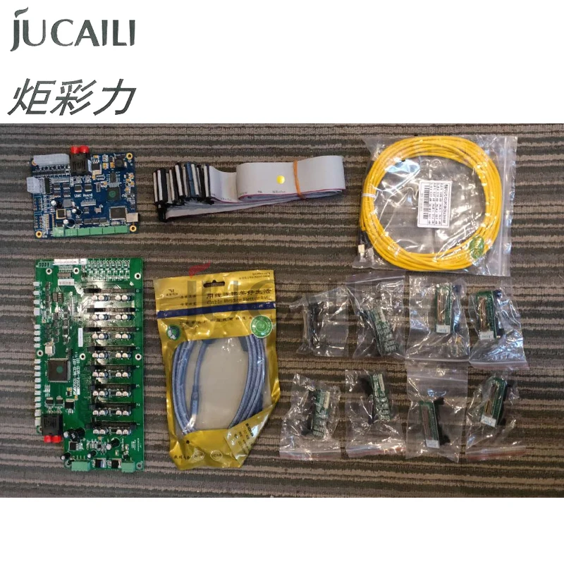 Jucaili хорошая цена UMC 8 головок доска комплект для konica 512i Печатающая головка myjet yaselan