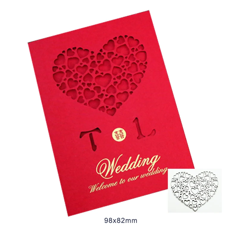 2020 Кружева свадебные приглашения резки Скрапбукинг Ремесло металла высечки для