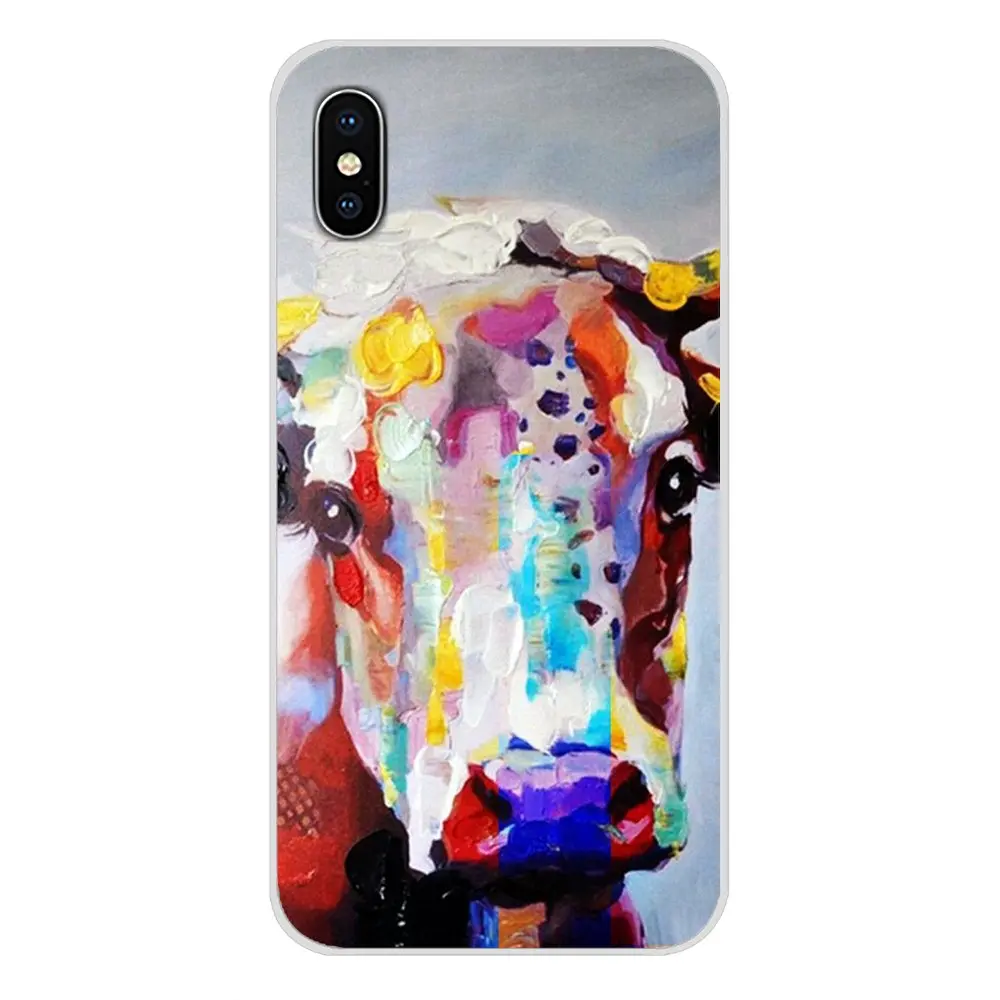 Для huawei G7 G8 P7 P8 P9 P10 P20 P30 Lite Mini Pro P Smart Plus TPU Чехлы для животных крупного рогатого скота корова Акварельная живопись - Цвет: images 8