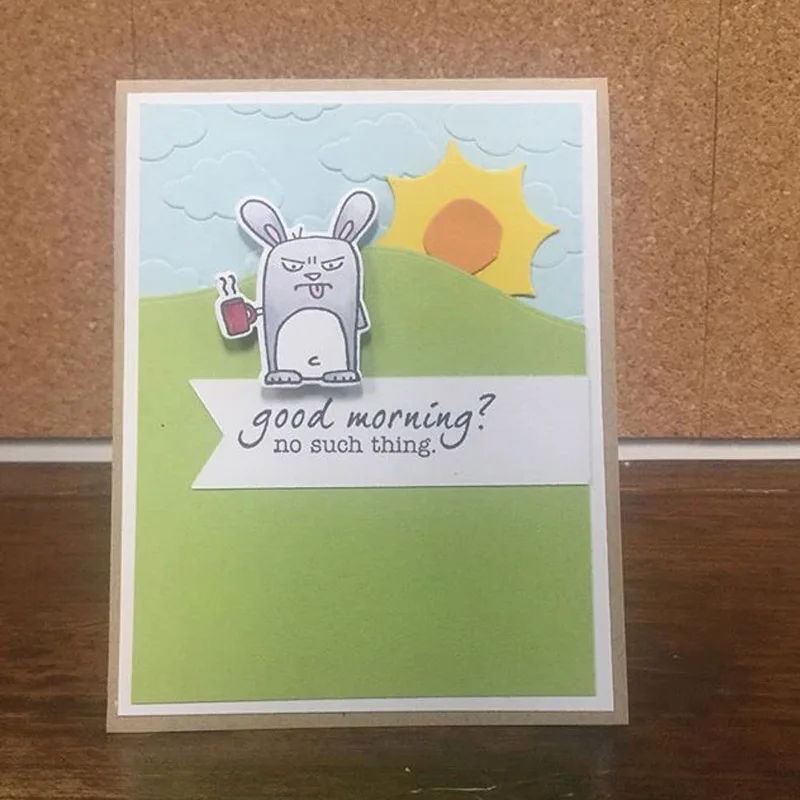 Металлические пресс-формы с прозрачными штампами набор милых животных Мышки