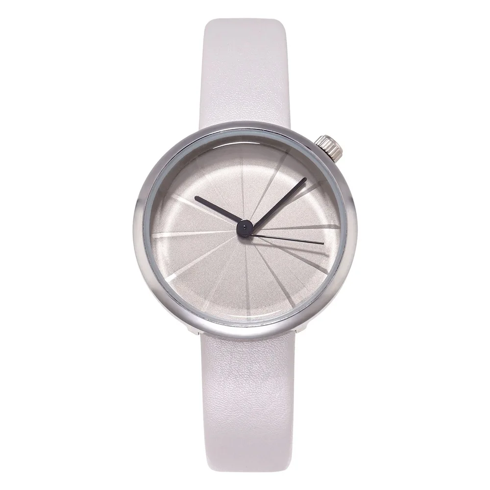 

Ladies Watch Luxury Color Dial Crystal Minimalist Surface Very Thin Belt Ladies Quartz Watch Gift Ladies Irregular Pointer Watch